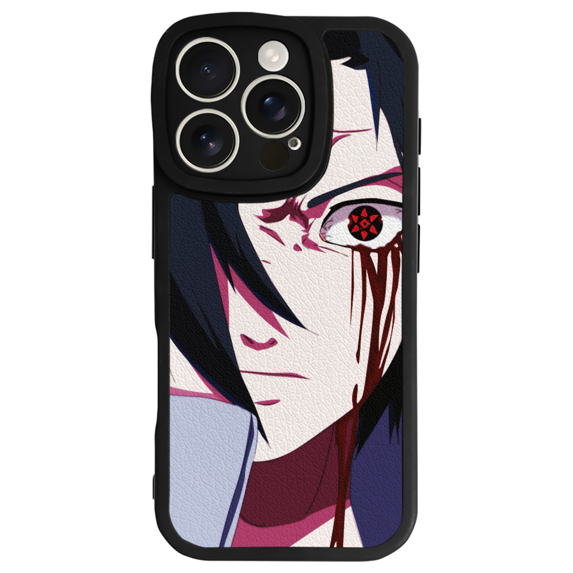 （画像用） NARUTO -ナルト- NARUTO -ナルト- 疾風伝 【iPhone 16シリーズ対応】シリコンスマホケース（レザー調） 材質：シリコン